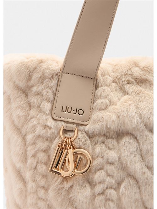 Borsa hobo grande in pelliccia sintetica LIU JO | AF5154E0305/51308